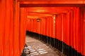 Fushimi Inari shrine in Kyoto, Japan Royalty Free Stock Photo