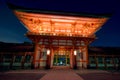 Fushimi Inari Taisha Shrine at dusk Royalty Free Stock Photo