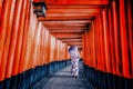 Fushimi Inari Taisha shrine in Kyoto Royalty Free Stock Photo