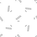 Fusilli pasta pattern seamless vector