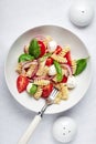 Fusilli pasta salad Royalty Free Stock Photo