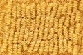 Fusilli Pasta Symphony, Inspirational Noodle Backdrop. Gastronomic Canvas Royalty Free Stock Photo