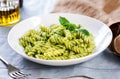 Fusilli in Pesto sauce