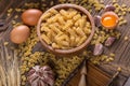 Fusilli raw Royalty Free Stock Photo