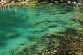 Fusine lakes, a mountain lake in northern Italy Royalty Free Stock Photo