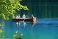 Fusine lakes, a mountain lake in northern Italy Royalty Free Stock Photo