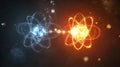 Fusion and Fission Processes Colliding Atomic Energy and Particle Interactions