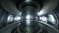 Fusion reactor Tokamak. Reaction chamber. Fusion power. 3d illus