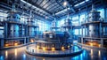 Fusion reactors in experimental phases Technologies Future of energy Creative AI Royalty Free Stock Photo
