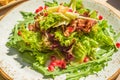 Fusion salad with duck meat Royalty Free Stock Photo