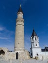 A fusion of two cultures: an Orthodox bell tower and an Islamic minaret