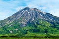 Fuss peak volcano at Paramushir island, Russia Royalty Free Stock Photo
