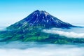 Fuss Peak Volcano at Paramushir Island, Russia Royalty Free Stock Photo