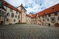 Fussen Bavarian city famous for its castle on the romantic road Royalty Free Stock Photo