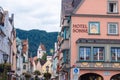 Fussen Bavarian city famous for its castle on the romantic road