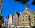 FUSSEN, Germany- June 11, 2017: The Wonderful Historical Town Fuessen in Bavaria