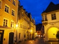 Fussen, Germany. Views of the streets of the old city center