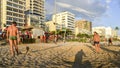 Futevolei on the beach in Ipanema, Rio de Janeiro, Brazil Royalty Free Stock Photo