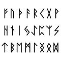 Futhark Runes Black Vikings