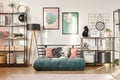 Futon in living room Royalty Free Stock Photo