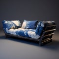 Futon Sofa In The Style Of Serge Marshennikov