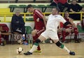 Futsal action Royalty Free Stock Photo