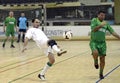 Futsal action Royalty Free Stock Photo