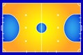 Futsal court vector