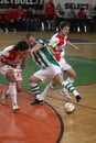 Futsal - Slavia Prague vs. Bohemians Prague Royalty Free Stock Photo