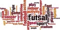 Futsal word cloud