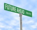 Future Ahead Royalty Free Stock Photo