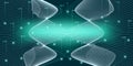 Future Big Data Stream. Statistic Complexity Royalty Free Stock Photo