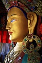 Future buddha at Thikse monastery Royalty Free Stock Photo