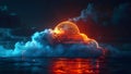 Future cloud computing services offer data storage and computing power without user management. Concept Cloud Computing, Data