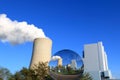 Future of coal Power plants in the glasball Royalty Free Stock Photo