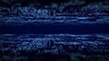 Future digital cyberspace. Sorting and analysis digital data. Technology matrix algorithm. Security storage data. 3d rendering Royalty Free Stock Photo