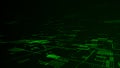 Future digital cyberspace. Sorting and analysis digital data. Vector technology matrix algorithm. Security storage data Royalty Free Stock Photo