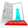 The Future - Door Mat Open Door Arrow