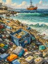 The future of earths polluted coastlines