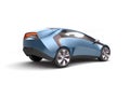 Future electric concept car. 3d rendering