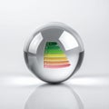 Future of Energy Efficiency in a Crystal Ball Royalty Free Stock Photo