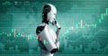 Future financial technology controlled by AI robot using machine learning