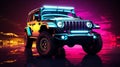 Future Jeep Concept Genarative Art