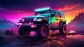 Future Jeep Concept Genarative Art