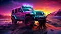 Future Jeep Concept Genarative Art