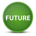 Future luxurious glossy green round button abstract