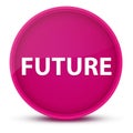 Future luxurious glossy pink round button abstract
