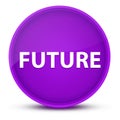 Future luxurious glossy purple round button abstract