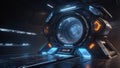 future marvel: ai tech spaceship symphony. ai generated