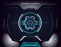 Interface UI design graphic illustration HUD Royalty Free Stock Photo